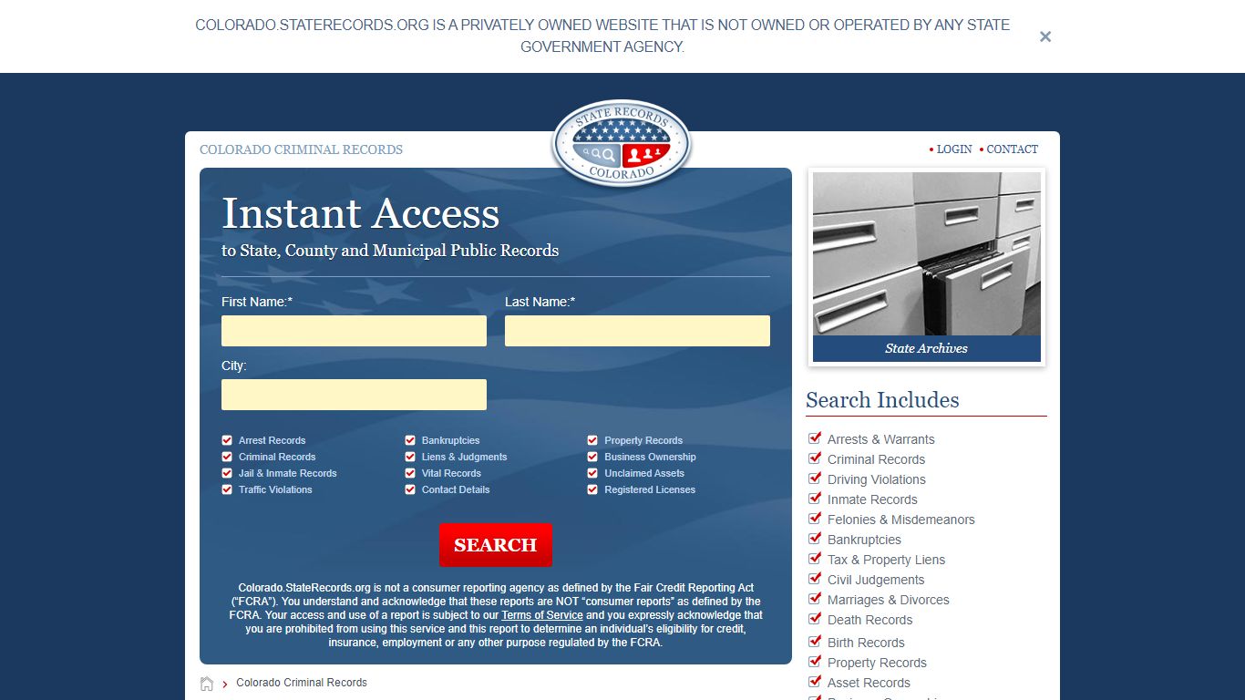 Colorado Criminal Records Online | StateRecords.org